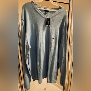Alfani Pullover Sweater - XL - Brand New With Tags - NWT - Blue - V Neck Sweater
